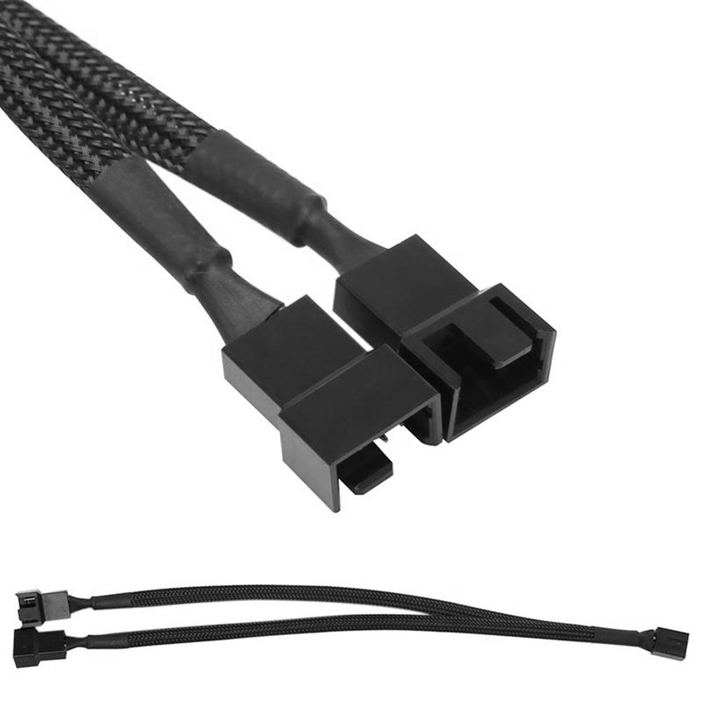 Magideal 5Pcs Cpu Fan Extension Cable 4pin Adapter Cable for ATX Motherboard