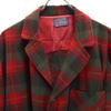 PENDLETON 60s 70s vintage check Long sleeve Wool jacket M Red series Men's Used