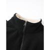 Solid Color New Slim European and American Personality Autumn and Winter Casual Stand Collar Zipper Long Sleeve Pullover for Men