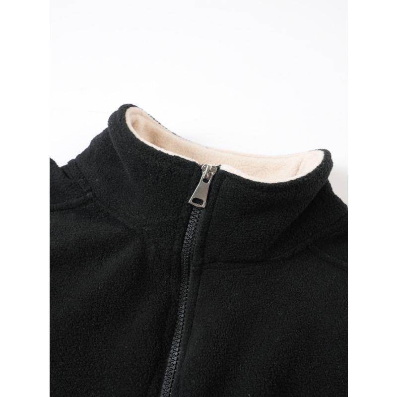 Solid Color New Slim European and American Personality Autumn and Winter Casual Stand Collar Zipper Long Sleeve Pullover for Men