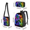 3 pcs set GamePad Shoulder Bags ,Pencil Bags ,School Bags For Boy And Girls Best Gifts 2D Cartoon School Backpack For Children