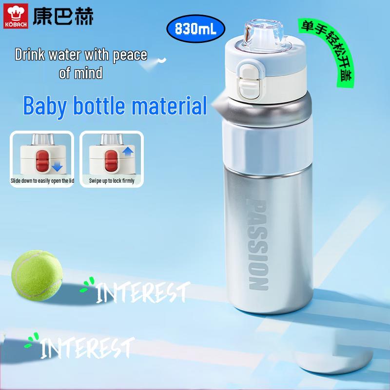 Kumbach KH-B83S01 Dual-Drink Portable Sports Water Bottle