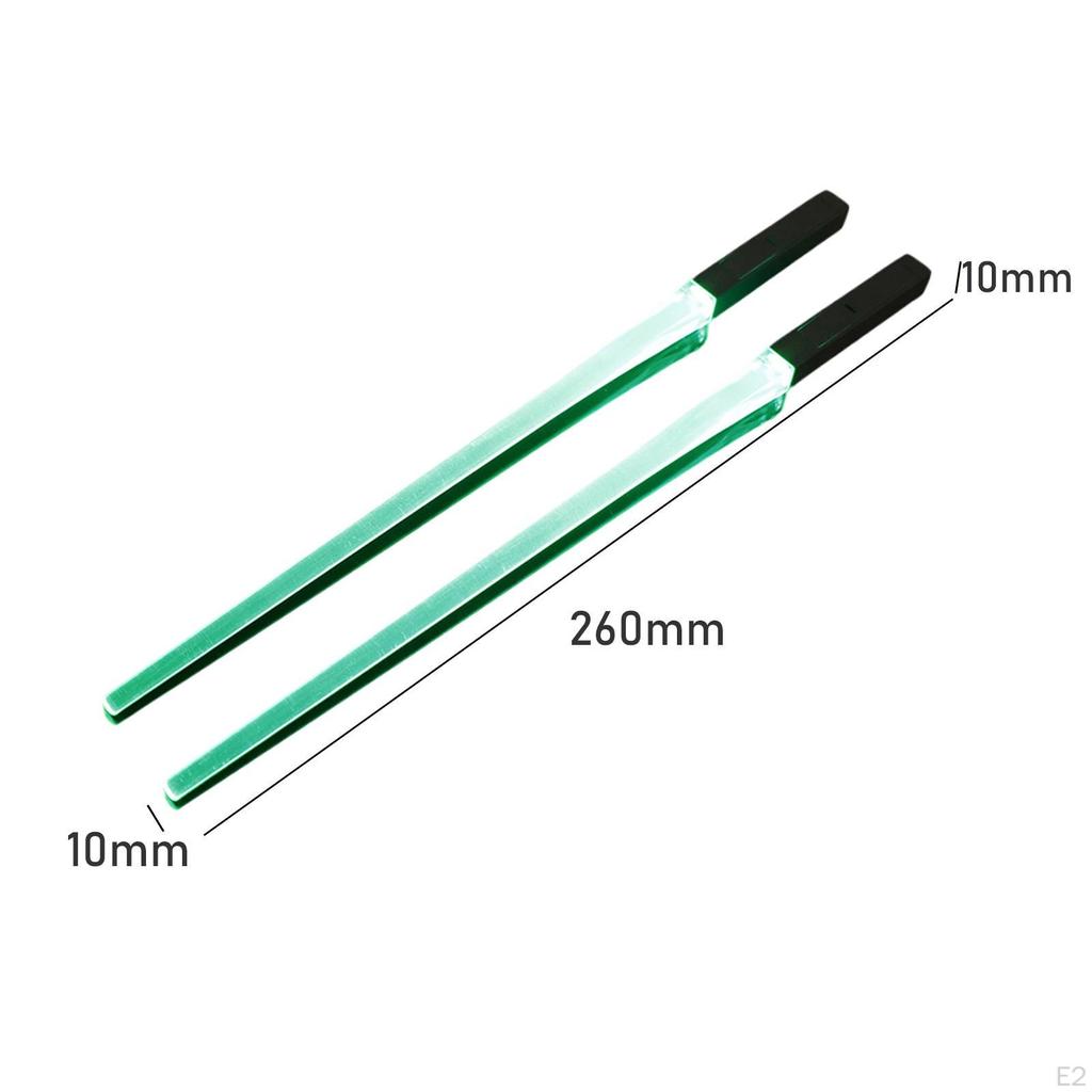 LED Lightsaber Chopstick, Light Up Party Favor Reusable, Holiday Gifts for Boys, Girls