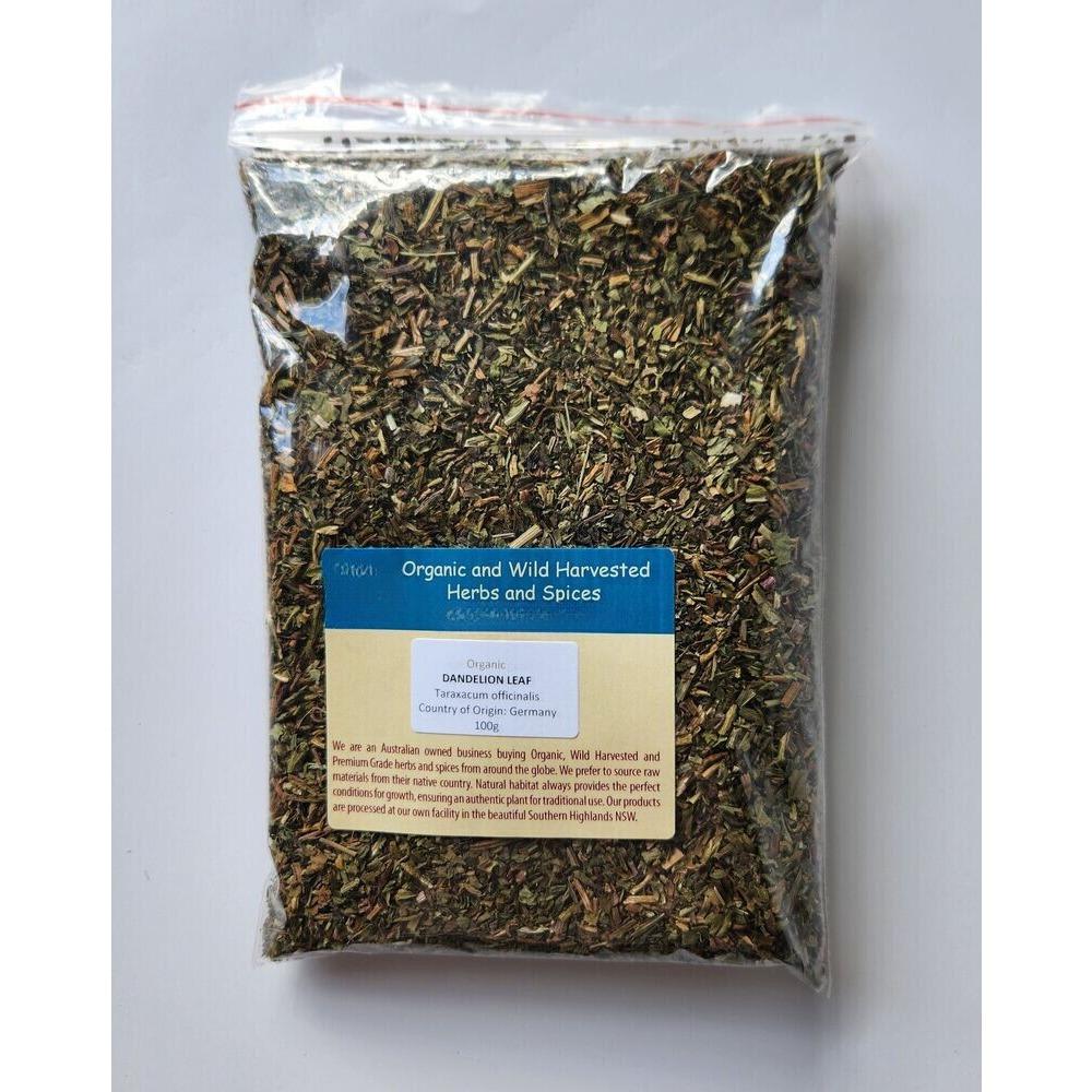 Organic Dandelion Leaf Tea 100g Taraxacum officinale Herbal Tisane