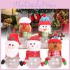 Festive Handheld Candy Jar In Snowman Style Ideal For Holiday Treats And Decorations