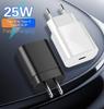 25W PD Schnellladegerät für Mobiltelefone - EU/US/UK Spec Reiseadapter