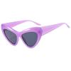 New European and American fashion cat eye frame personalized sunglasses ins trend outdoor street shot Internet celebrity UV protection sunglasses