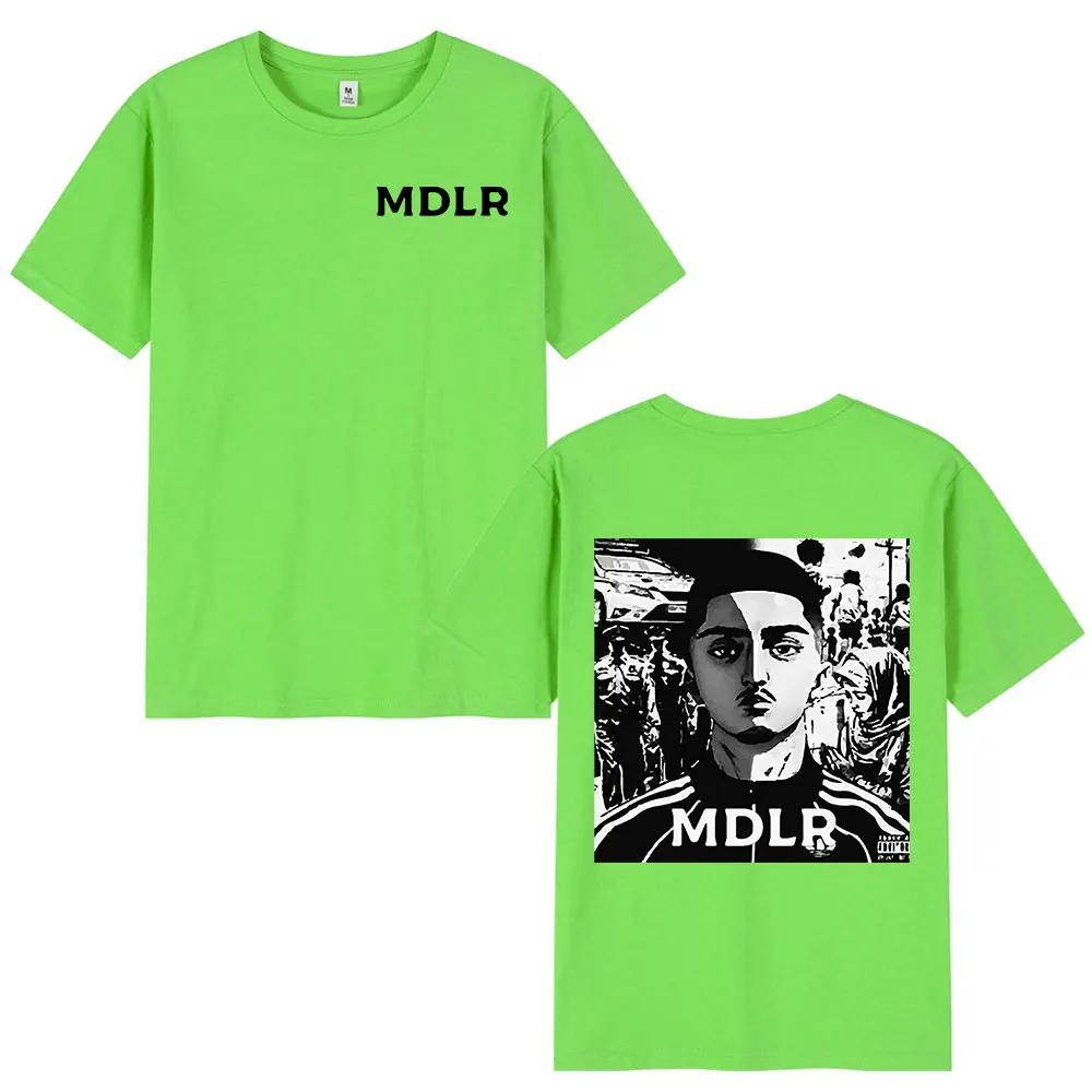Rapper Morad MDLR Graphic T-shirt Hip Hop Street Short sleeve T-shirt High quality cotton T-shirt for men and women