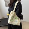 Stylish Canvas Tote Bag For Women With Large Capacity Ideal For Daily Commuting