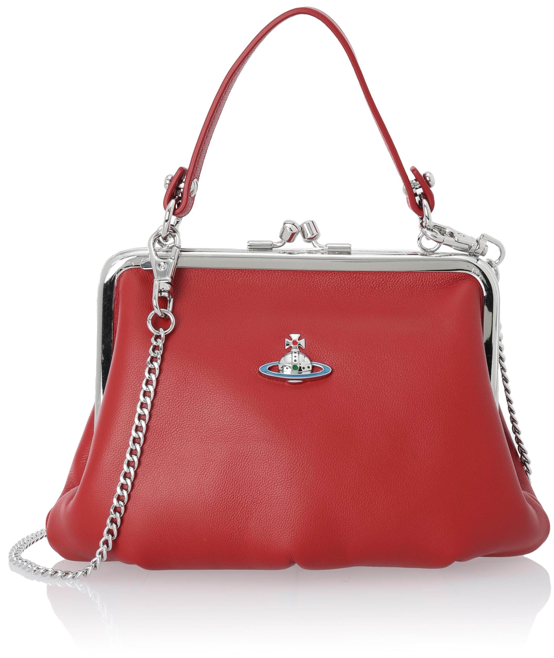

Vivienne Westwood Shoulder Clasp Purse 52020003 L001L H406 RED GRANNY Bag, Bag, [Used]