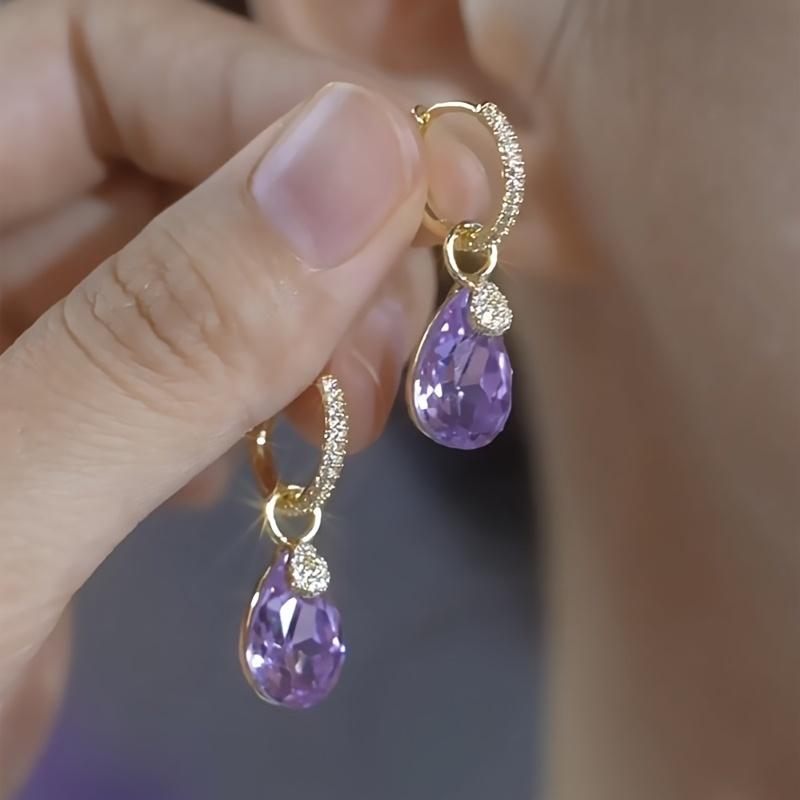 Retro Elegant Teardrop Shaped Pendants for Daily Wear Gifts and Parties Classic Versatile Styles for Women able Earrings