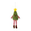 Decorative Ornaments for Garlands Fluffy Christmas Hanging Ornaments, Small Wreath/Tree Plush Doll Pendant, Winter Xmas Cute Pendants Trees