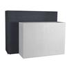Muret Loft L Planter - EDA - Graphite - 46 L - Indoor / Outdoor - Graphic Decor - 78.5 X 29.5 X H. 60 Cm - Anthracite Grey