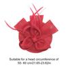 Fashion Elegant Fascinator Hat Decorative Flower Headpiece With Adjustable for Weddings Teas Parties Event