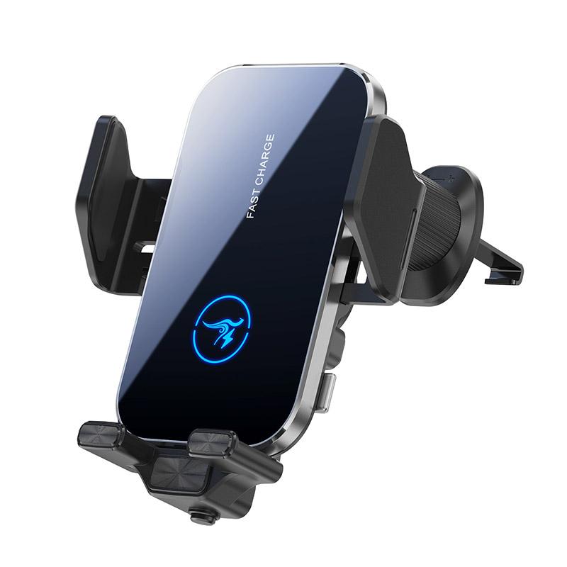 

Автомобильное беспроводное зарядное устройство для телефона для быстрой зарядки, автоматически зажимной держатель для телефона для автомобиля для iPhone Samsung Android