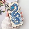 For Infinix Hot 8 Phone Case Hot 8 Lite Hot8 X650 X650C X650B X650D Elegant Floral Cat Pattern Black Silicone Soft TPU Cases