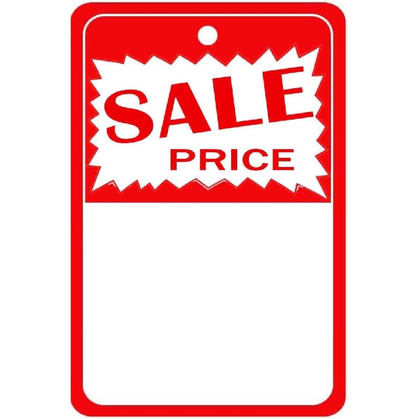 Sale Price Tags Cards,2x3 Inch Retail Labels,Price and Sales Business Store Signs Cardstock (100 Pack