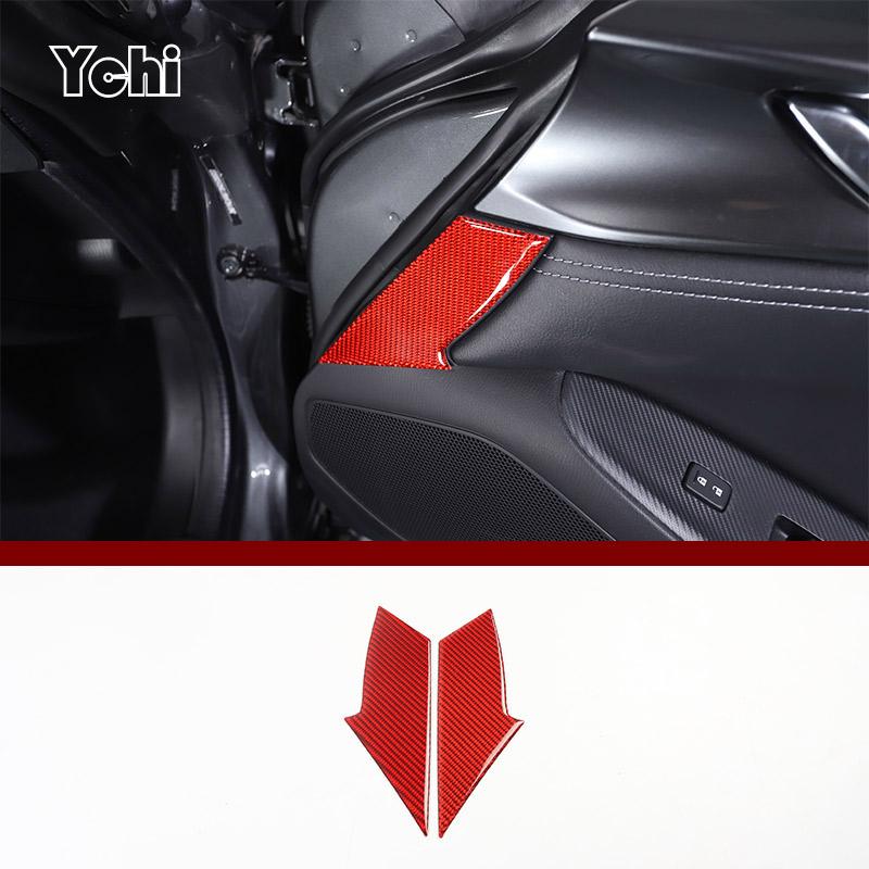 Red Soft Carbon Fiber For Mazda MX-5 NC 202016-2026 Car Center Control Interior Sticker Car Modification Accessories