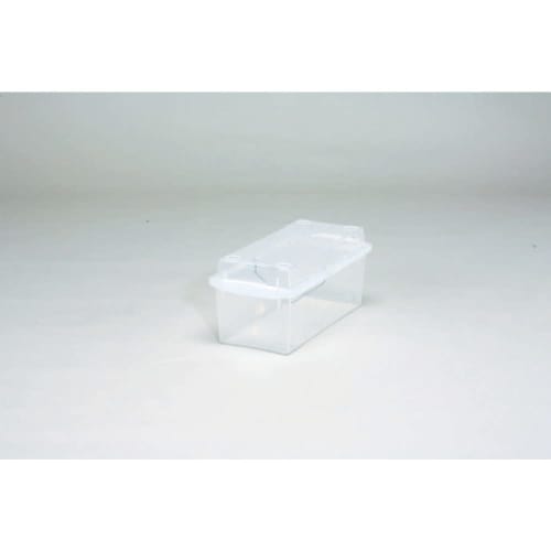 Iris Ohyama Box CD Width 16.4 X Depth 35.3 X Height 15.5cm Clear/White CDB-35