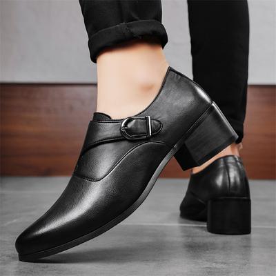 Fashion All-match Men Formal Working Shoes Mens New Loafers Handmade Brand Men's Dress Shoes Fashion Leather Men Business Flat Shoes