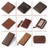 Cowhide Wallet On Behalf of RFID Leather Men's and Women's Wallets OEM Multi-card Wallet Leather Goods Factory