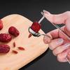Jujube Core Remover Stainless Steel Cherry Pit Corer Fruit Remover Tool Portable Kitchen Gadgets for Jujube and Red Date