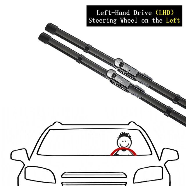 For Mercedes Benz SLK SLC Class R172 2011~2016 Auto Windscreen Windshield Window Front Wiper Blades Rubber Cleaning U J Hook Arm
