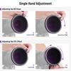 NEEWER 67mm True Color Variable and CPL Filter with Hand HD Optical Alloy ND3-ND64 Knob, 2-in-1 Adjustable, Multi-Coated Glass/Aluminum Frame,