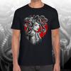 T Shirt Unisexs Medusa Snake Girl Red Dot Black Exclusive Krefta Tshirt
