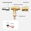 Chemical Injector Set 5000PSI Adjustable Chemical Injector Corrosion Resistant Anti Fade with 9.8ft Tube for Pressure Washer
