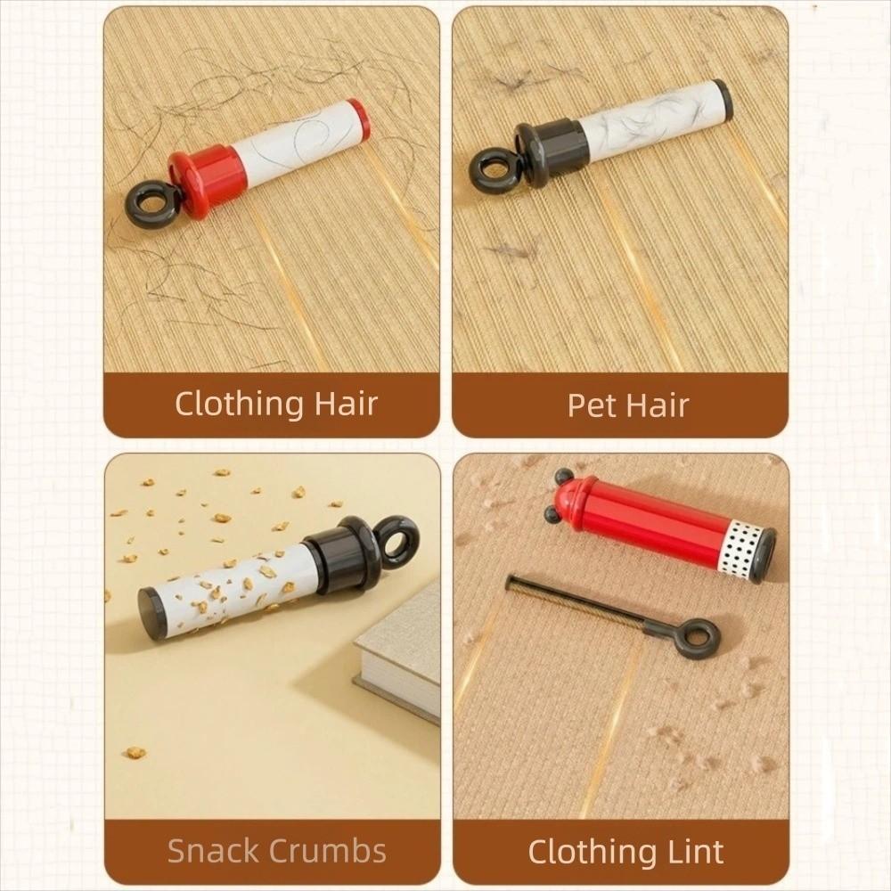 Portable Hair Sticky Roller Reusable Pet Hair Remover Multifunctional Sticky Roller Travel
