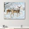 5d Diy Deer Snow Scene Gift Diamond Embroidery Diamant Mosaic Diamond Painting Cross Stith