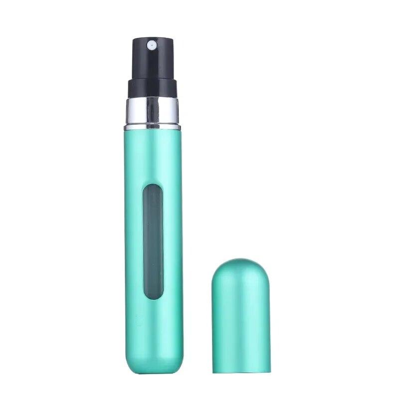 8ML přenosná cestovní mini malá nádoba z hliníkové peněženky tester Dekantační váleček na parfémy Nástroj na dávkování lahví Doplňovatelný sprej 1ks