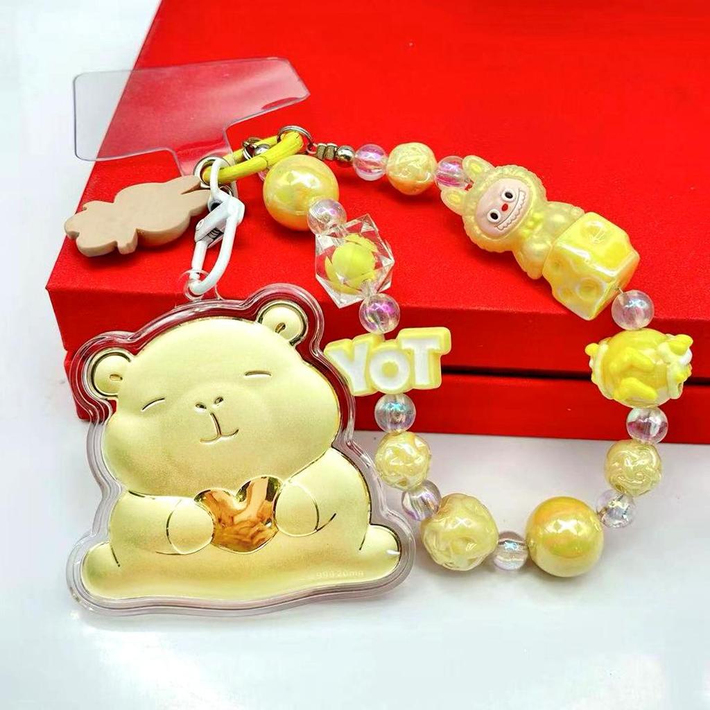 Pikachu Phone Charm & Keychain Gift - Cute 20mg Cartoon Lanyard for Bags