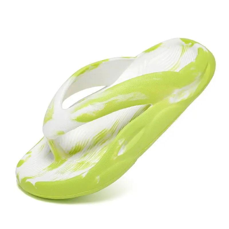 Fashion Beach Male Slipper Flip Flops Platform Shiatsu Outdoor Slides Original Low Price Designer Luxury Y2k Comfortable Eva Men's Shoe