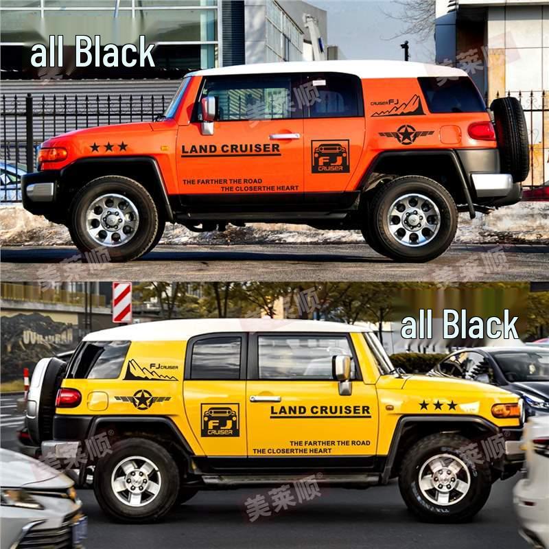 FJ Cruiser Terénní SUV Samolepka s pruhem barvy karoserie