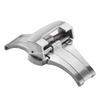 20mm 22mm Stainless Buckle for Panerai Solid Metal Folding Clasp Deployment Button Silver Black Polished Matte Watch Accessories