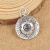 Iolite Gemstone Pendant, Handmade Silver Pendant, 925 Sterling Silver Pendant, Amazing Silver Chain Pendant For Wedding Gift