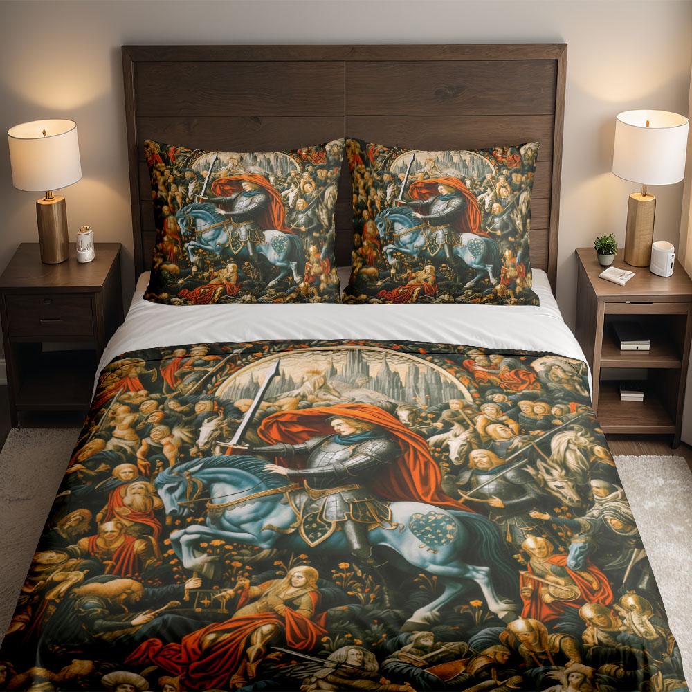 Woods in the Evening Impression Duvet Cover Set King Queen Double Full Twin Single Duvet Cover Pillow Case Bed Linen Set
