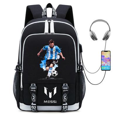 Set de Mochila Escolar de 3 Piezas para Estudiantes Mochila Escolar de Gran Capacidad de Tela Oxford con Correa para el Hombro y Estuche