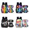 Inside Out 16inch School Backpack Set With Polyester Material For Kids And Teens