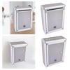 Wall Mount Suggestion Box with Key Multifunctional 21x9.5x28cm Mailbox Drop Box Ballot Box for Home Office Sturdy Lightweight