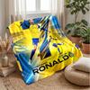 Cristiano Ronaldo Theme blanket Soft Flannel Blanket Plush Throw Blanket Cozy Sofa Bed Blanket for Home Decor