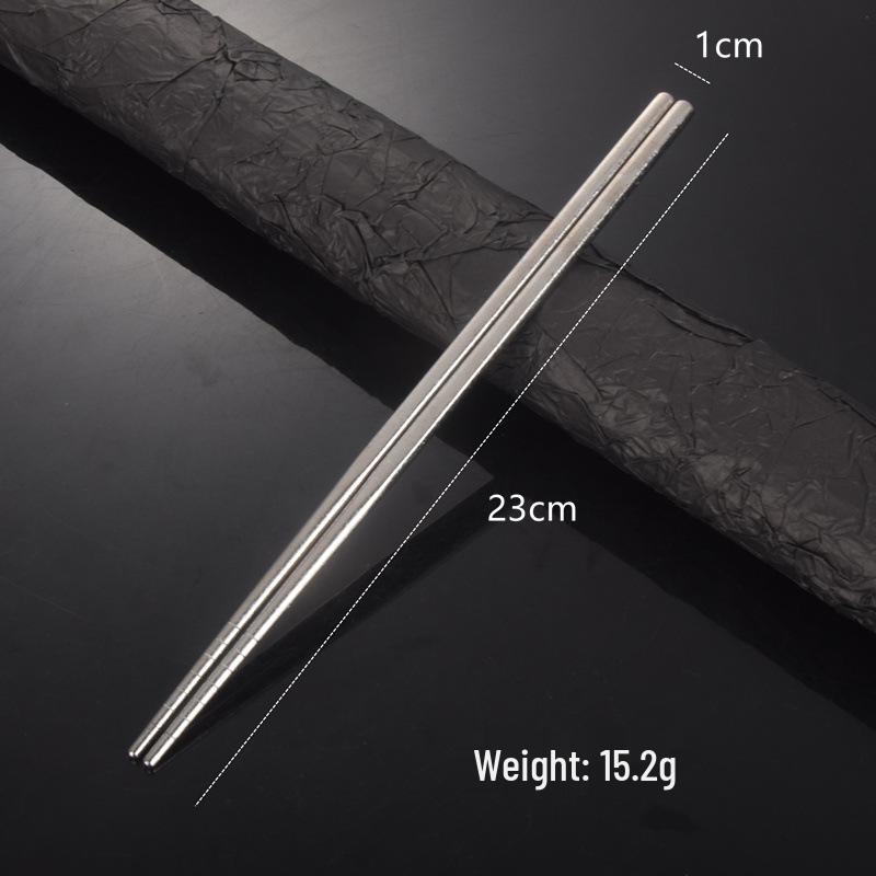 Color-Changing Titanium Crystal Chopsticks: Portable, Hollow, High-Temp Safe, Gift-Boxed for Outdoor & Home Use