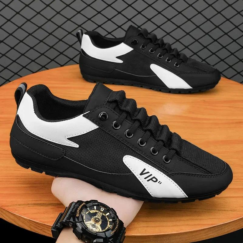 2024 Luxe Mesh Sport Men's Sneakers Breathable Tenis Para Hombre Shoes Fashion Casual Shoe Summer Student Shoes