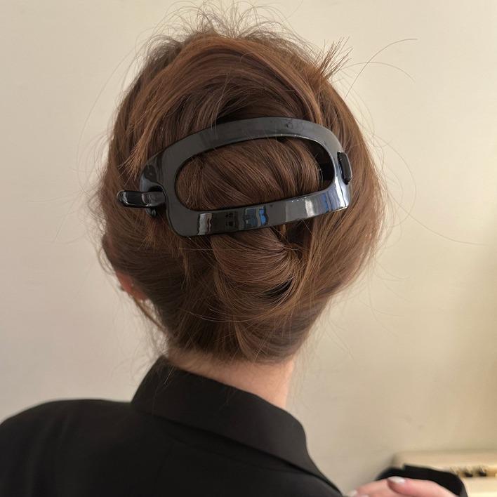 

Элегантная овальная заколка для волос для женщин - Зажим для закручивания высокого класса для объемных причесок