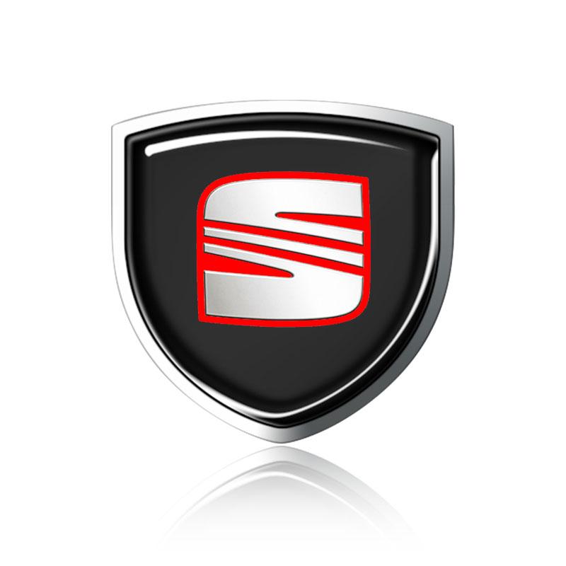 

1 шт. 3D Металевий Автомобільний Емблема-Щиток на Двері Значок на Кузов Автомобіля Наклейка Стайлінг для Seat Cupra Leon 5f Ibiza 6l 6j Leon 1p Cushion Altea Xl Leon Декор чорний