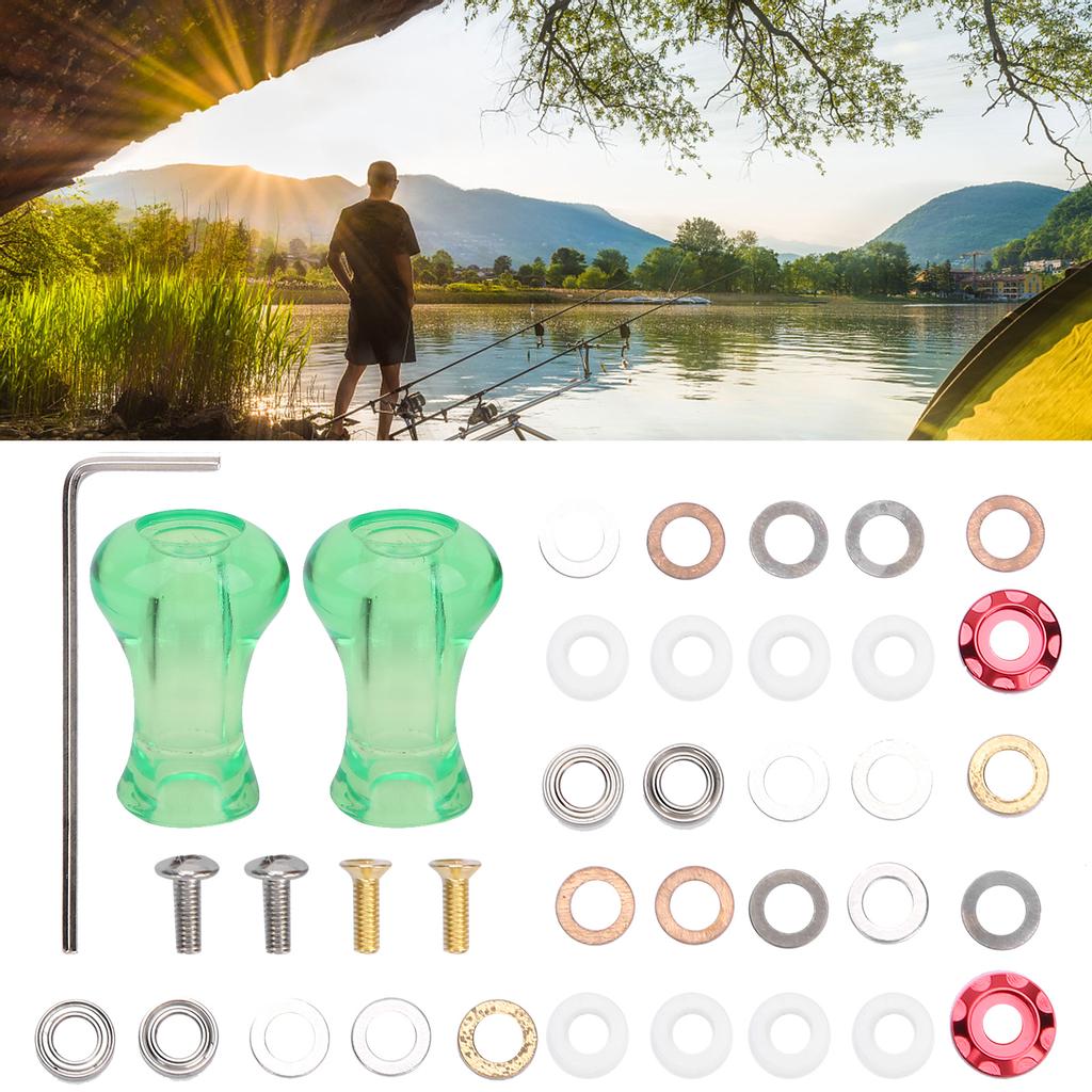 1Pair AMO Lure Fishing Reel Refit Handle Knob 27.5mm for Lowprofile Reel Spinning Reel