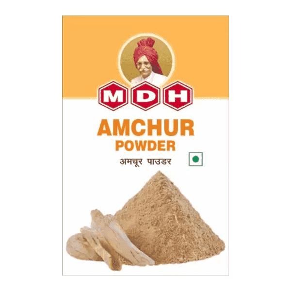 MDH Amchoor Powder 100 G Pouch For Tangy Flavor Spice Seasoning Enhances Curries Chutneys Soups Snacks
