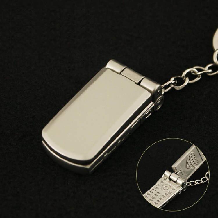 Mini Mobile Phone Shaped Charm Keychain Cute Sweet Harajuku Key Chain Decorations Unique Gift Creative Y2k Accessories